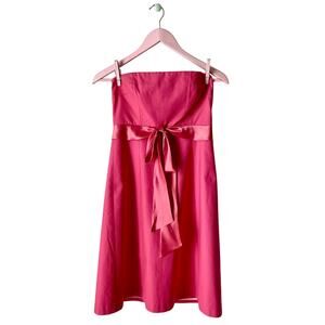 J. Crew Pink Strapless Dress